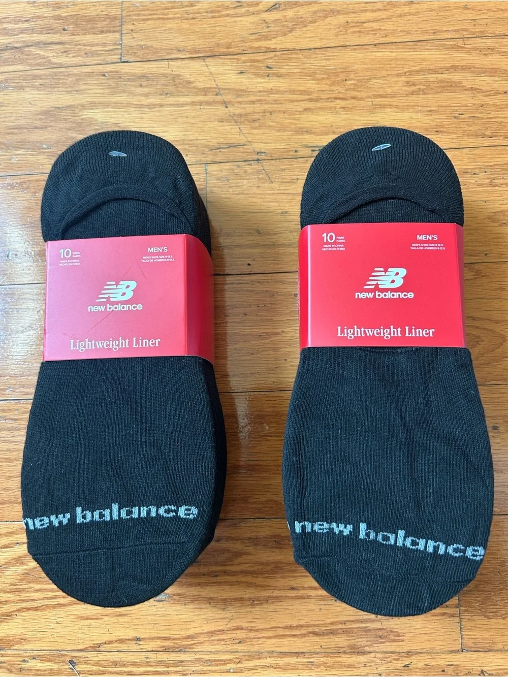 New Balance Men's Lightweight Liner Socks 20 packs